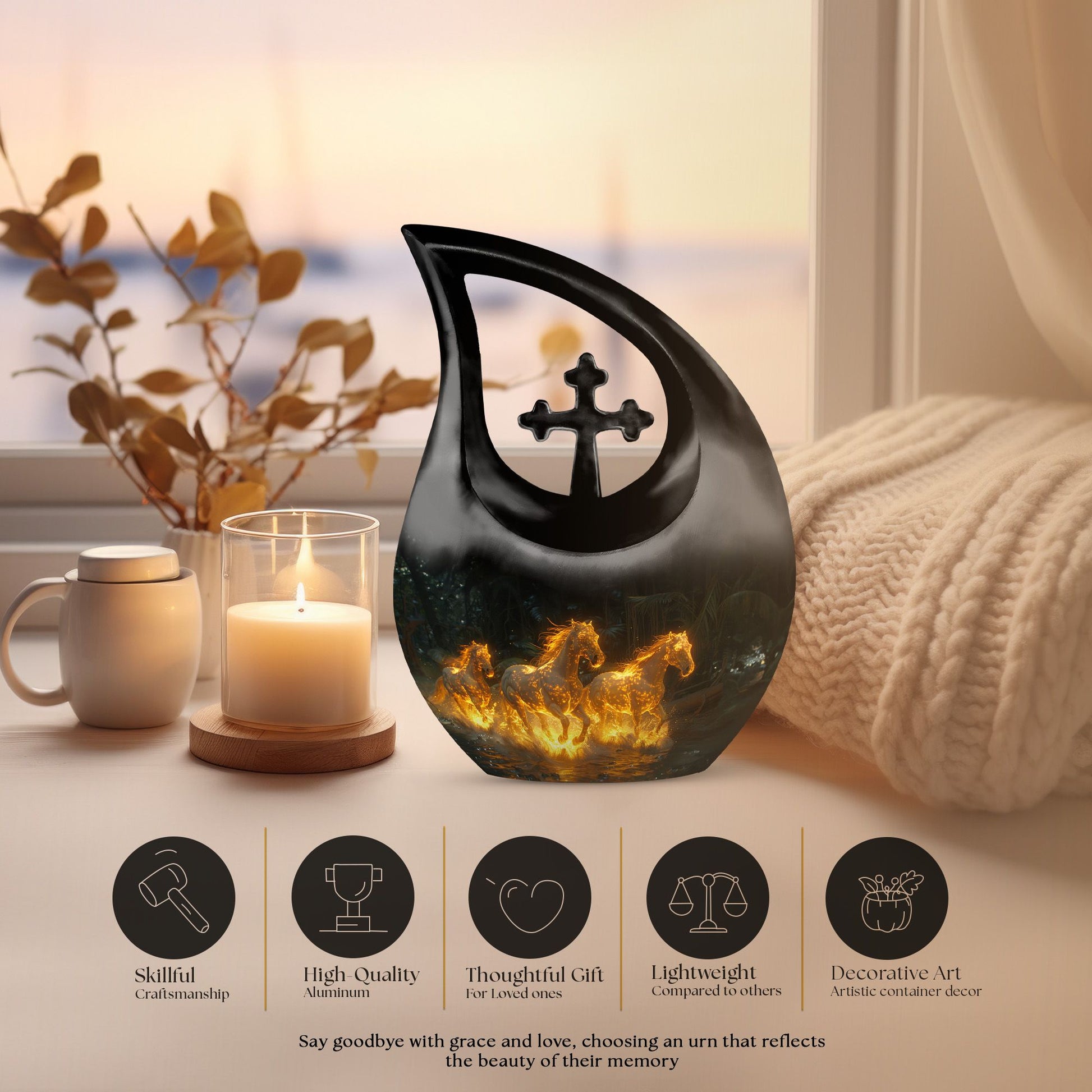 Horse Urns For Ashes - Cremation Urn Keepsake