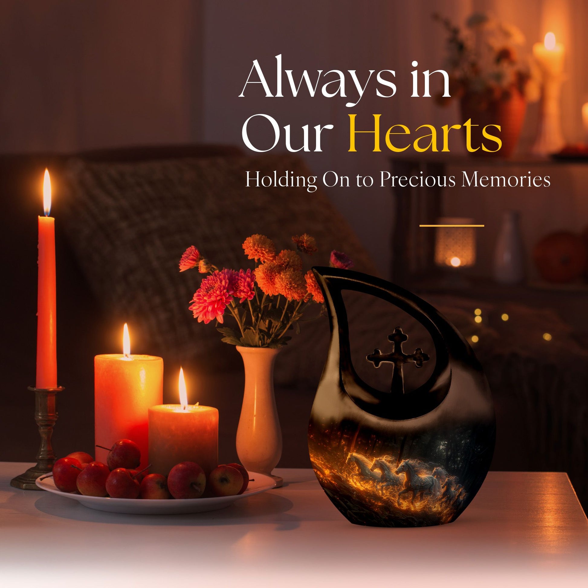Horse Urns For Ashes - Small Cremation Keepsakes