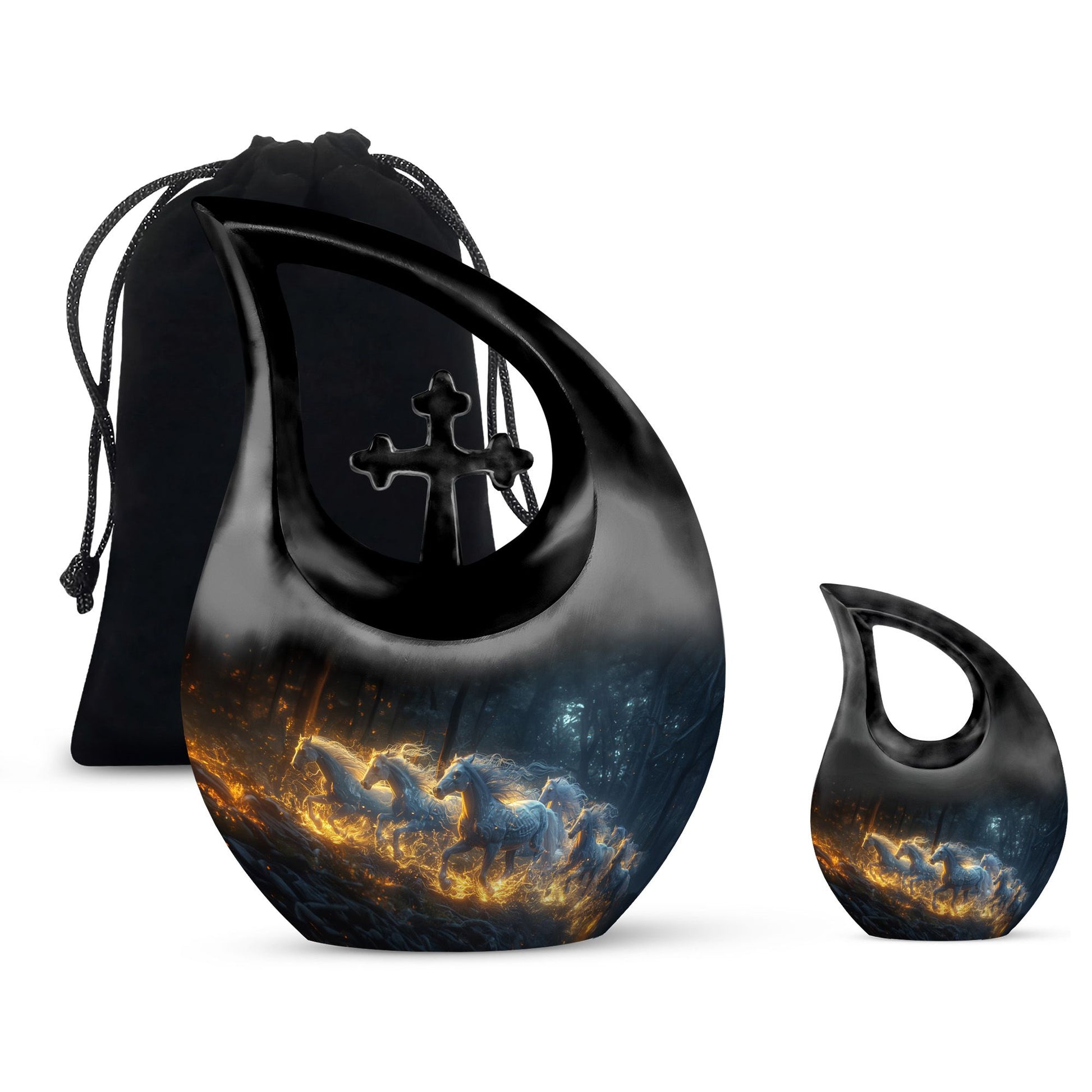 Horse Urns For Ashes - Small Cremation Keepsakes