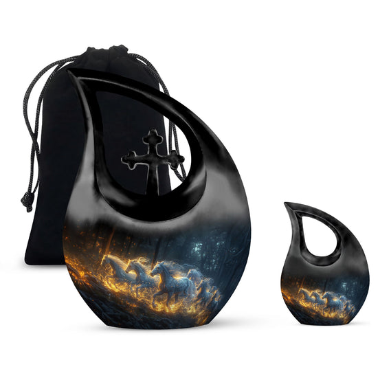 Horse Urns For Ashes - Small Cremation Keepsakes