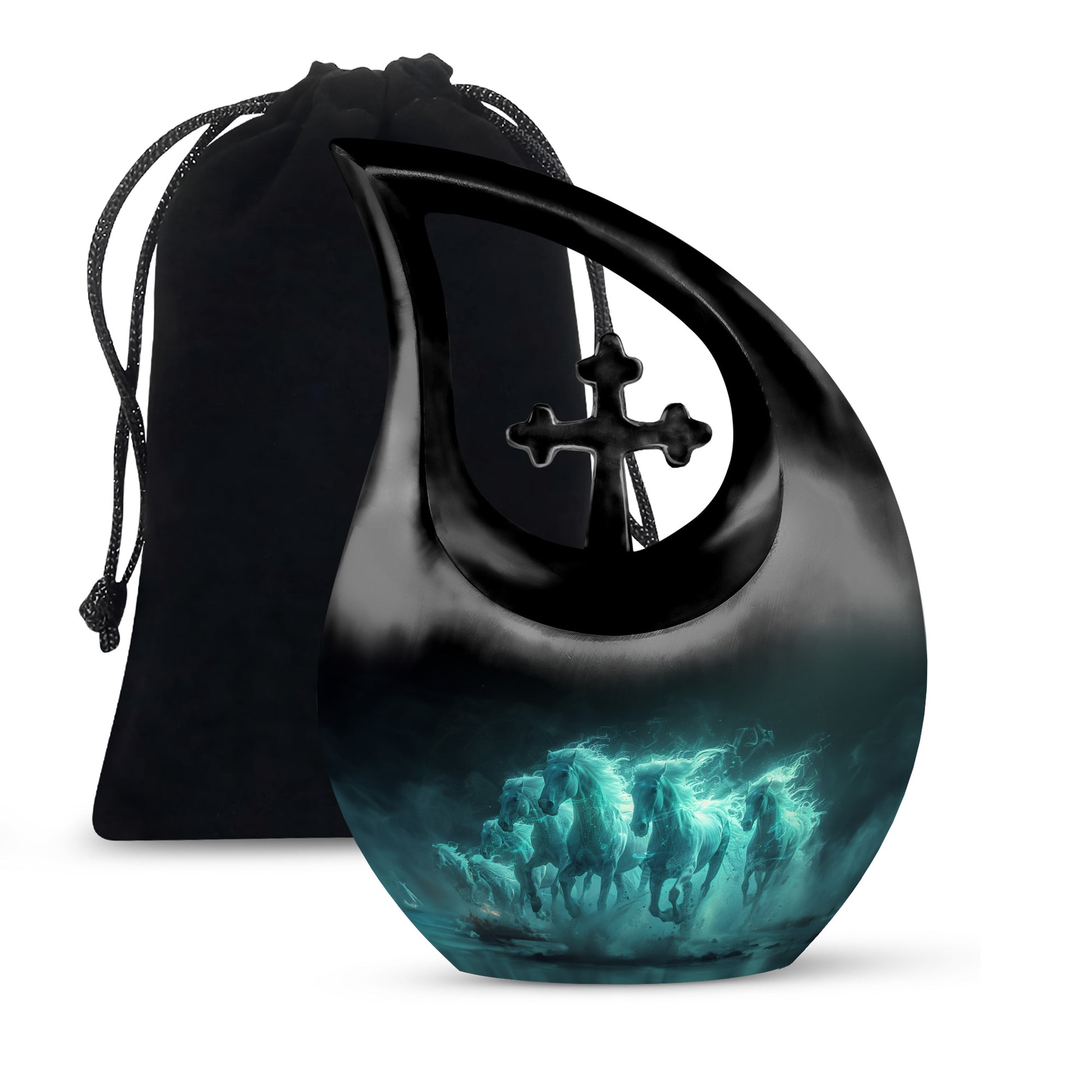 Horse Cremation Urns For Ashes - Memorial Urn For Adult Ashes