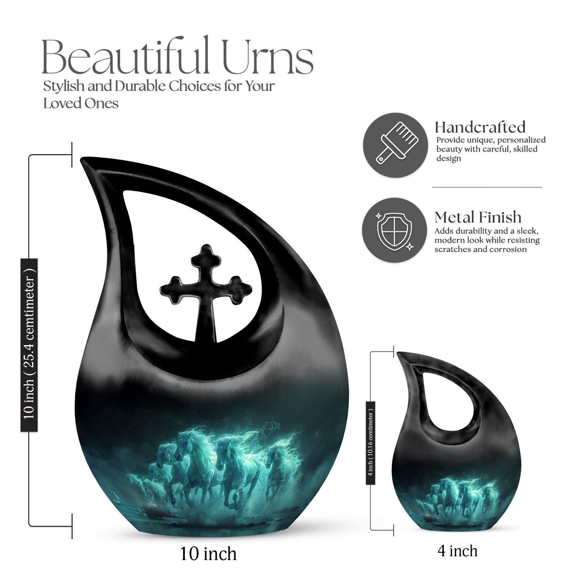 Horse Urns For Ashes - Keepsake Cremation Urns For Human Ashes Adult