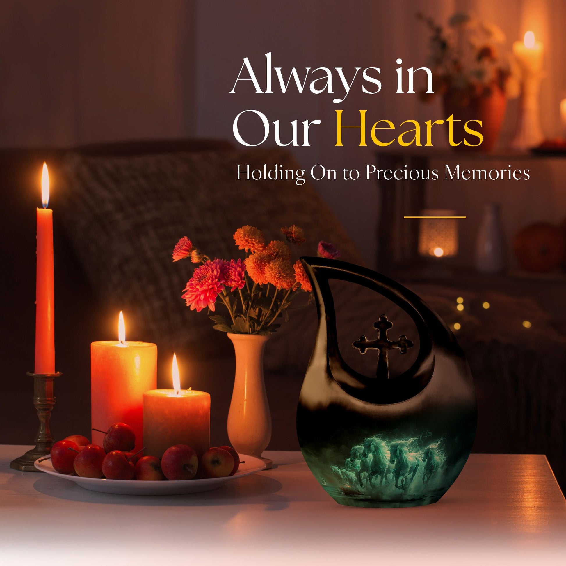 Horse Urns For Ashes - Keepsake Cremation Urns For Human Ashes Adult