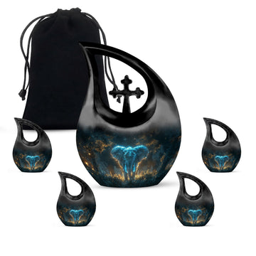 Large Urn With 4 Keepsake
