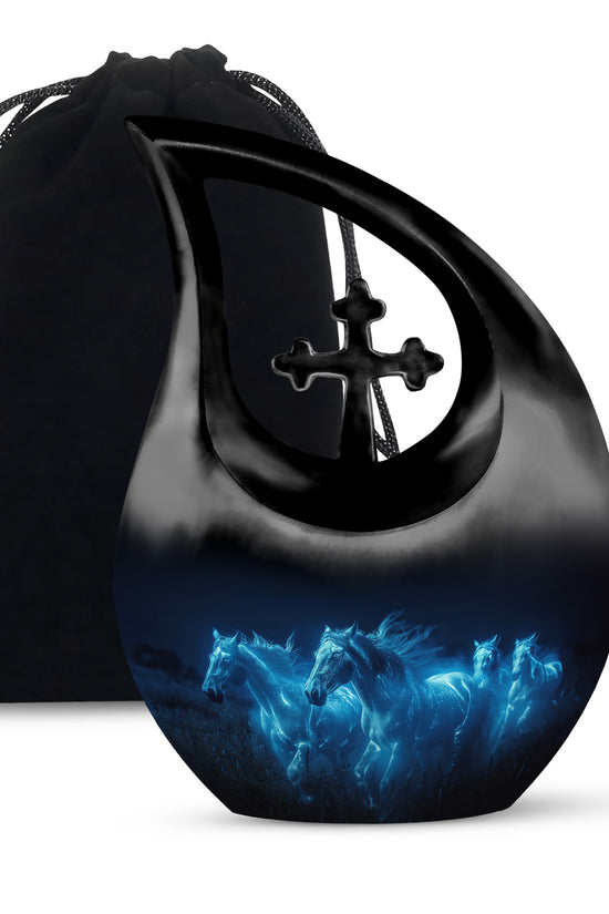 Horse Memorial Urn - Large Cremation Urn For Loved Ones
