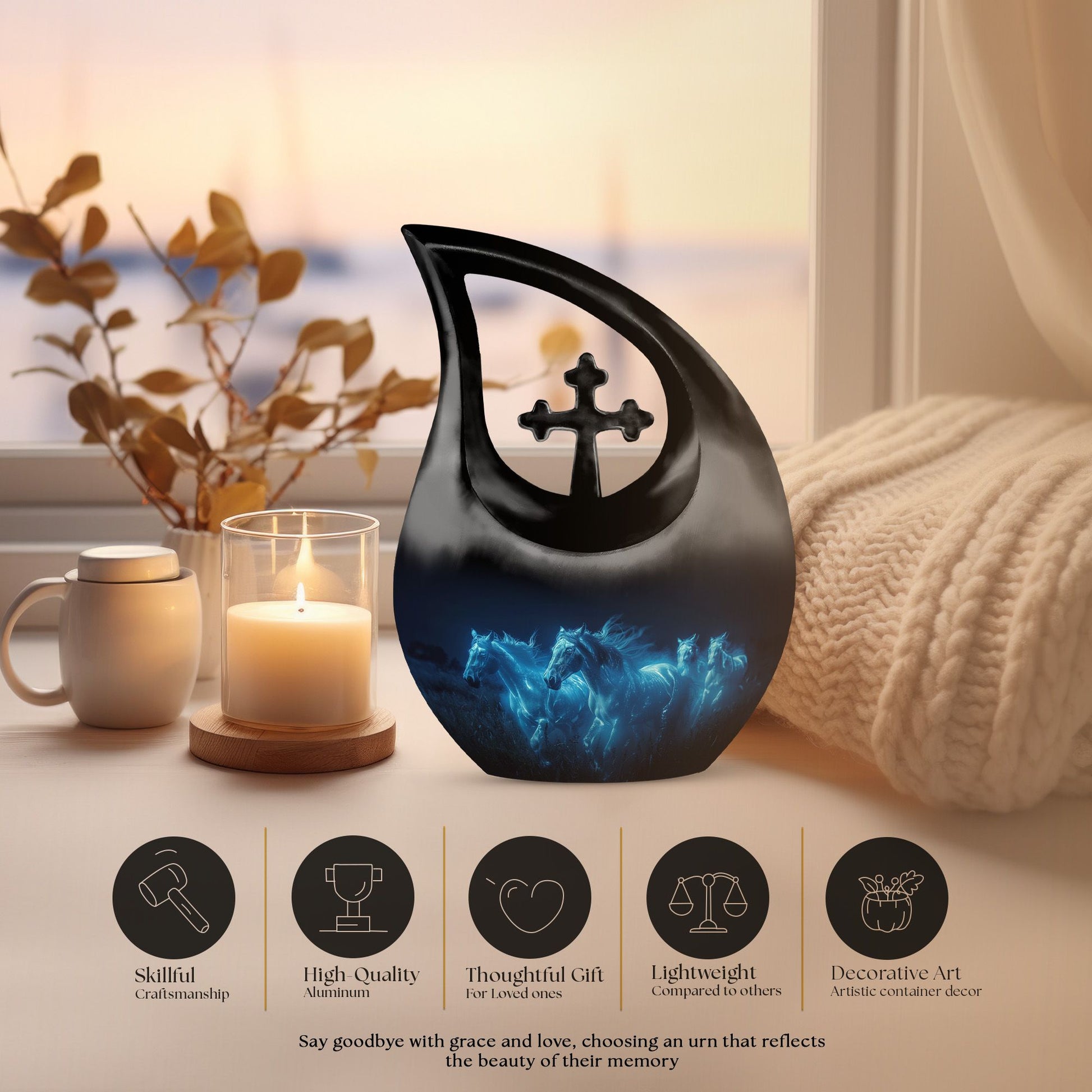 Horse Urns For Ashes - Cremations Urns For Adults