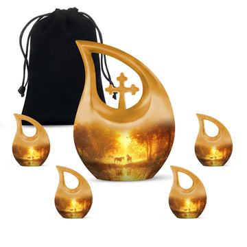Large Urn With 4 Keepsake