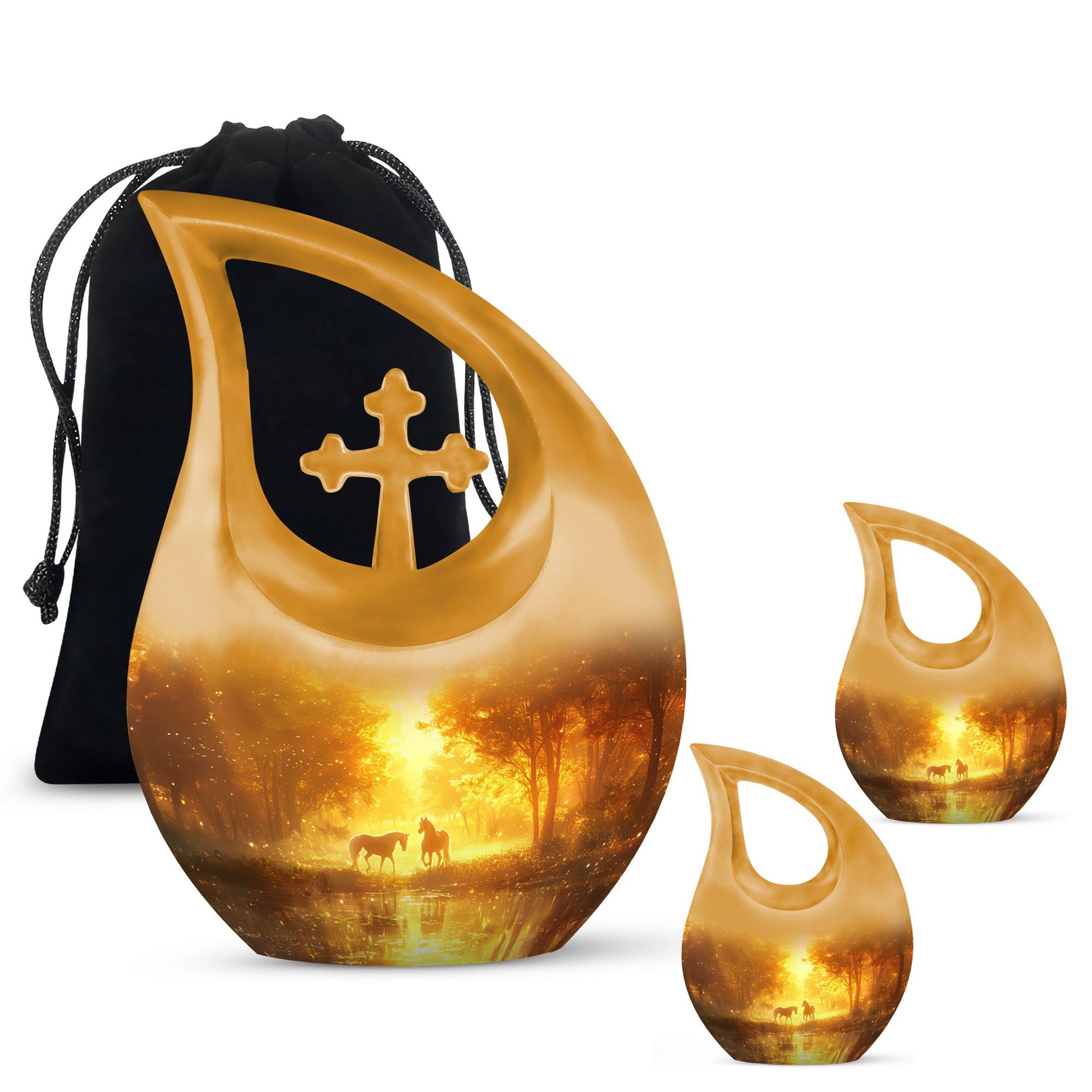Horse Urns For Ashes - Cremation Ashes Urn