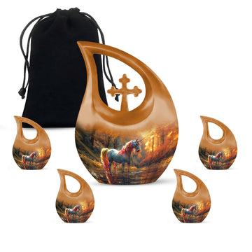 Large Urn With 4 Keepsake