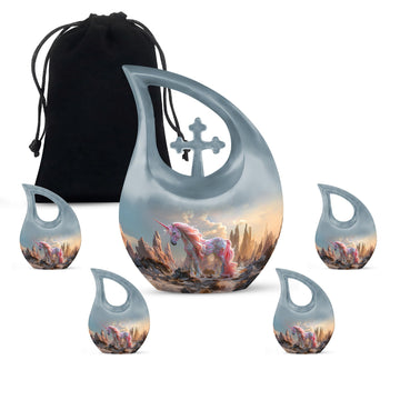 Large Urn With 4 Keepsake
