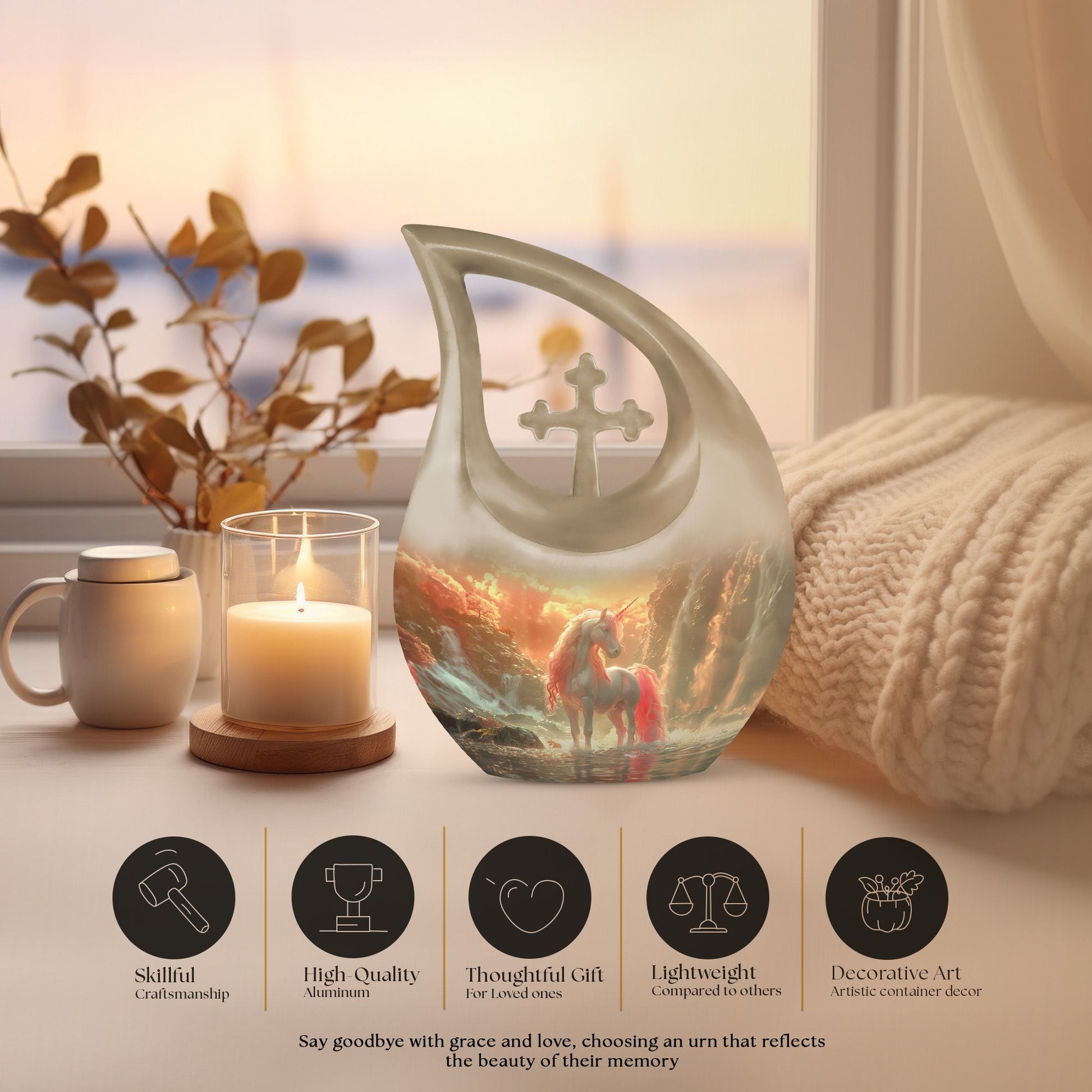 Unicorn Urns For Ashes - Cremation Urns Adult Human