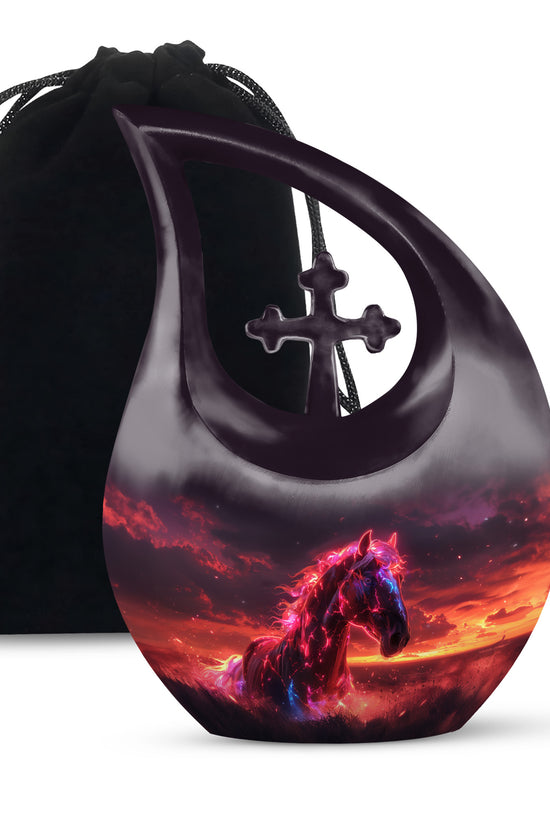 Horse Funeral Urn - Large Cremation Urn For Adult Ashes