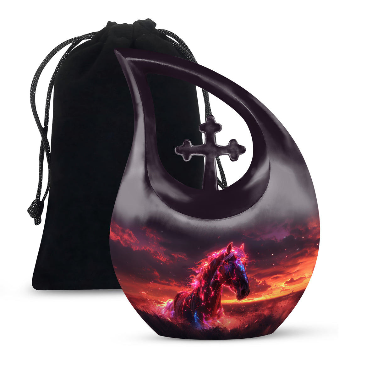 Horse Funeral Urn - Large Cremation Urn For Adult Ashes