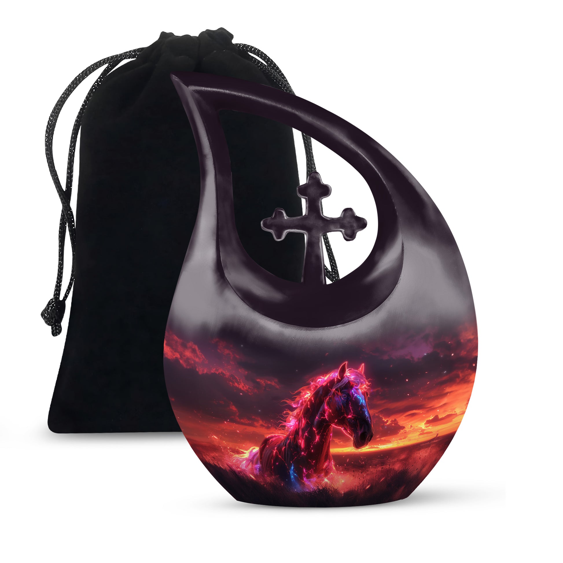 Horse Funeral Urn - Large Cremation Urn For Adult Ashes