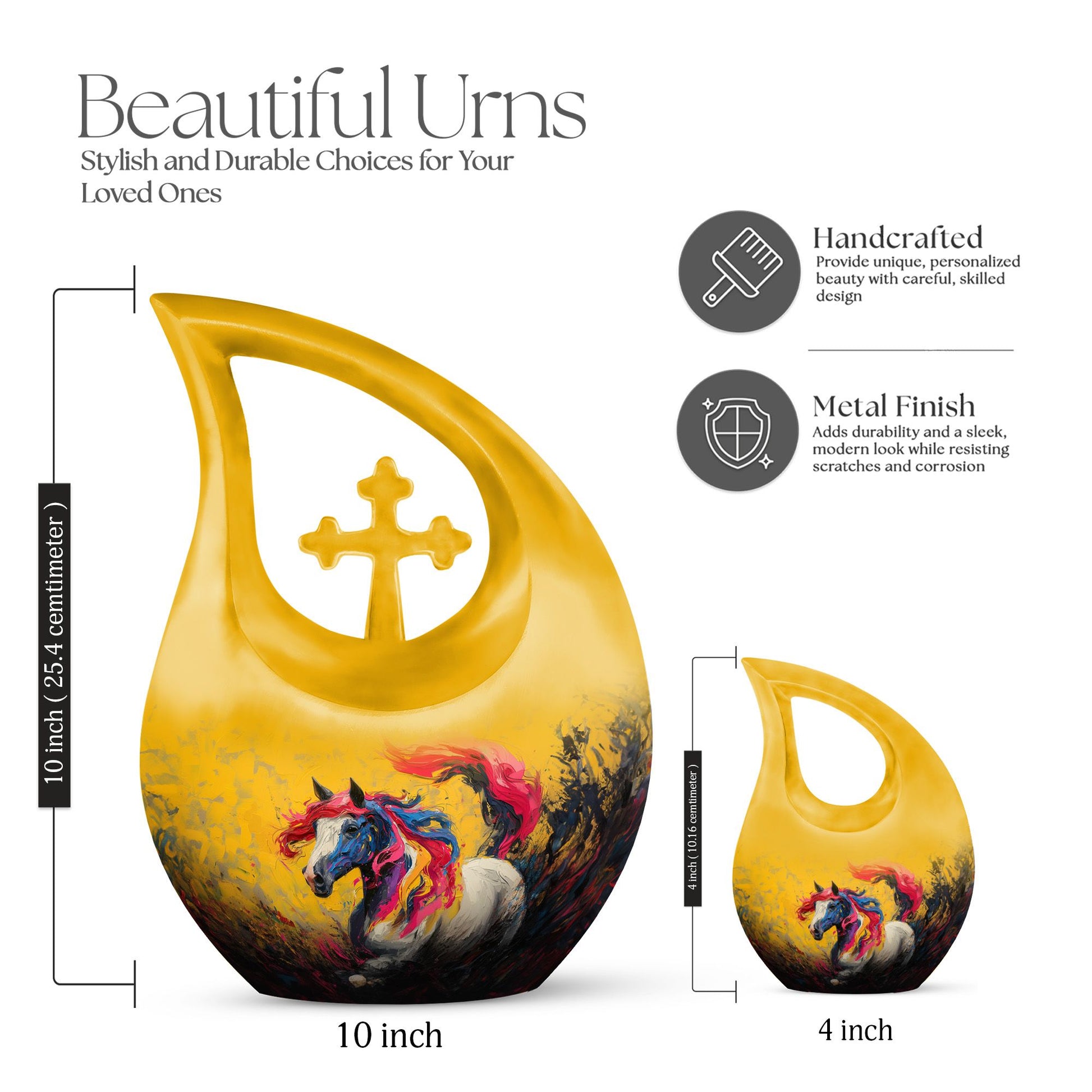 Horse Urns For Ashes - Cremation Urns For Adult Ashes Small