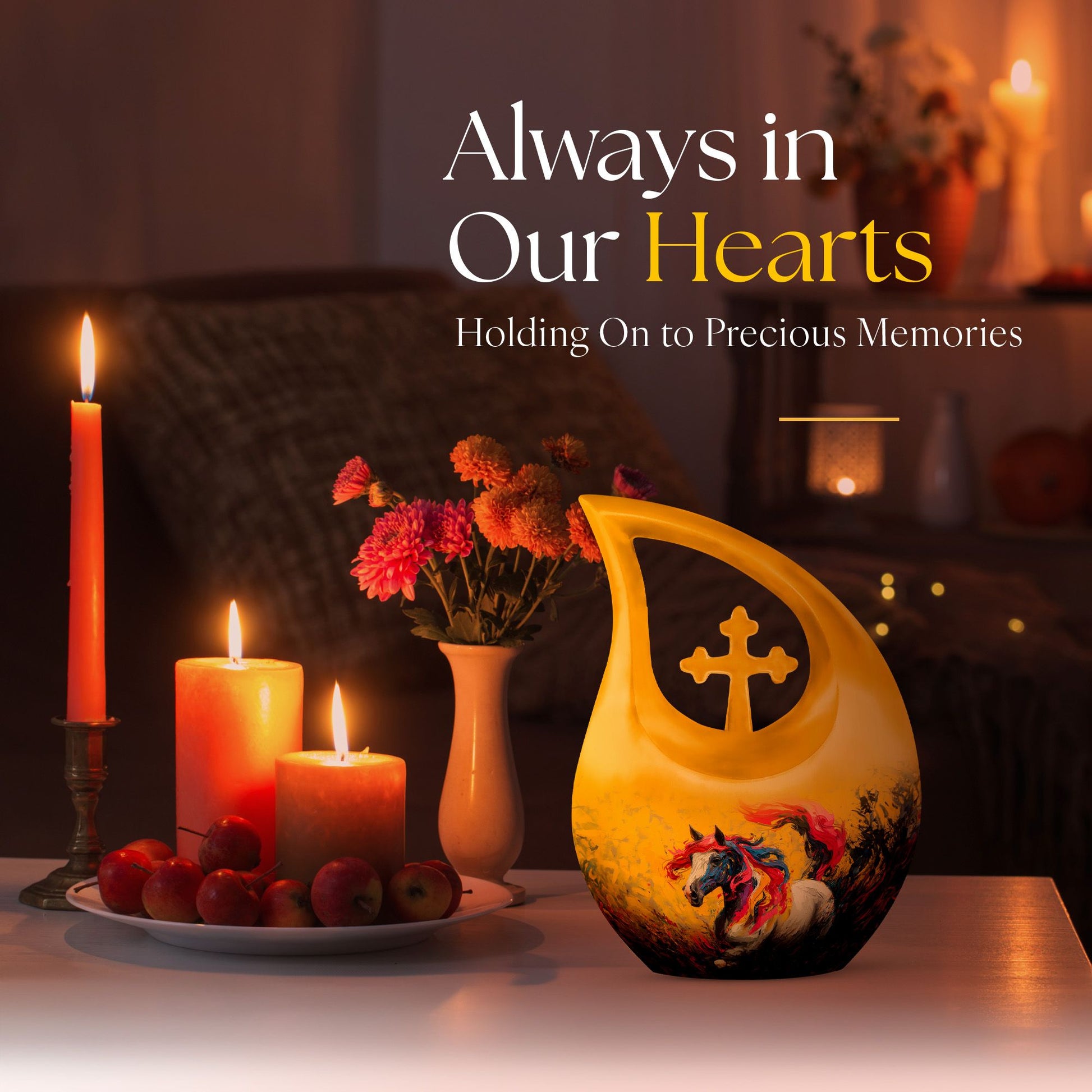 Horse Urns For Ashes - Cremation Urns For Adult Ashes Small