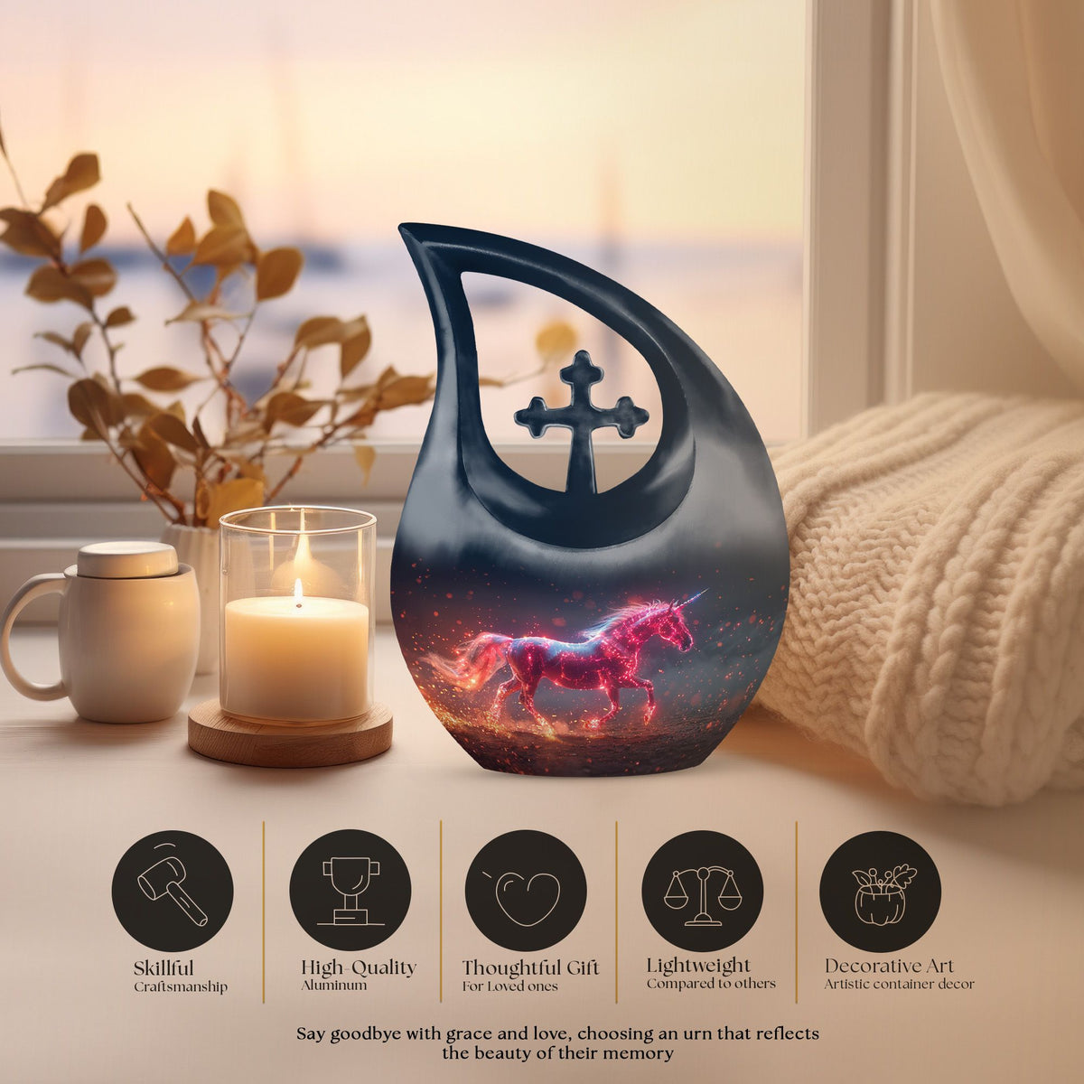 Unicorn Urns For Ashes - Cremation Urn Adult Ash