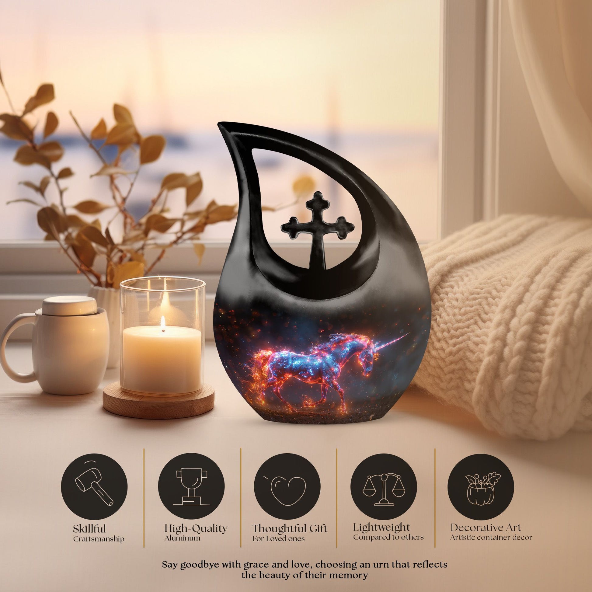 Unicorn Urns For Ashes - Cremation Urns Adult Women