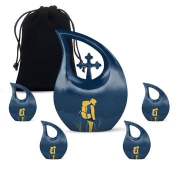 Large Urn With 4 Keepsake