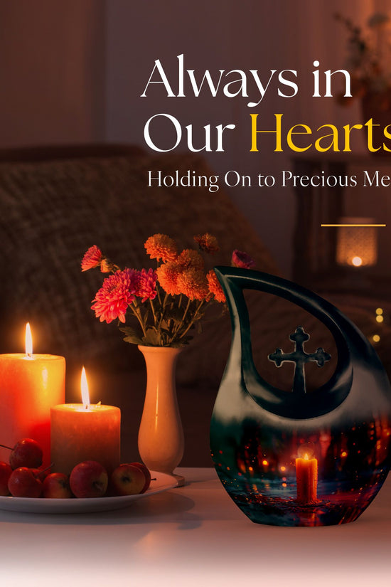 Candle Urns For Ashes - Small Urn For Ashes Keepsake