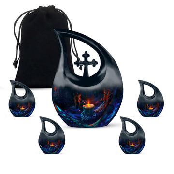 Large Urn With 4 Keepsake