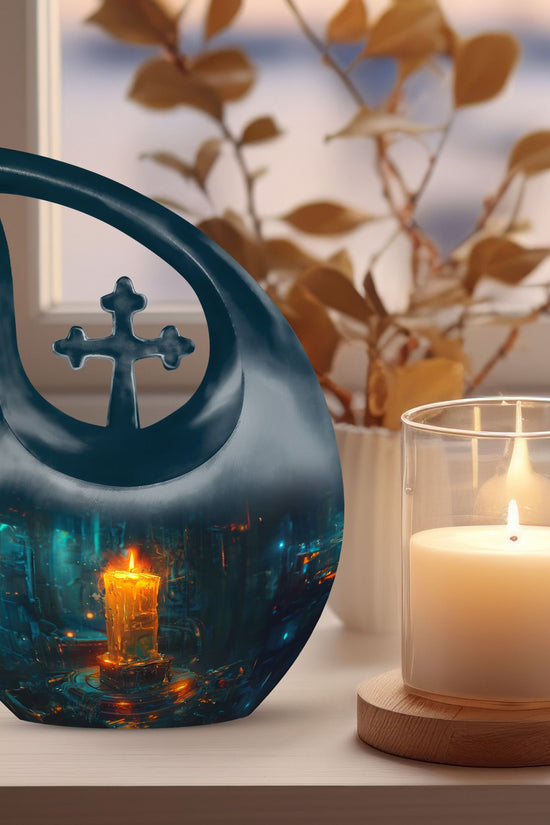 Candle Urns For Ashes - Small Decorative Urn