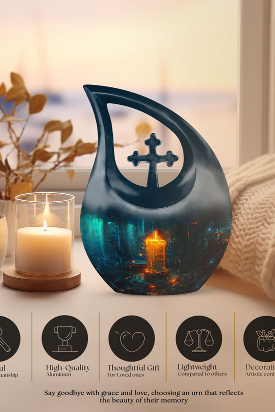 Candle Urns For Ashes - Small Decorative Urn