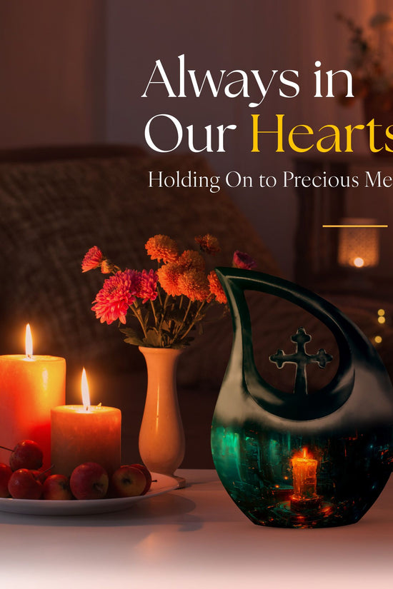 Candle Urns For Ashes - Small Decorative Urn