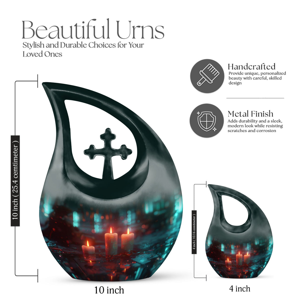 Candle Urns For Ashes - Keepsake Urns For Ashes Small