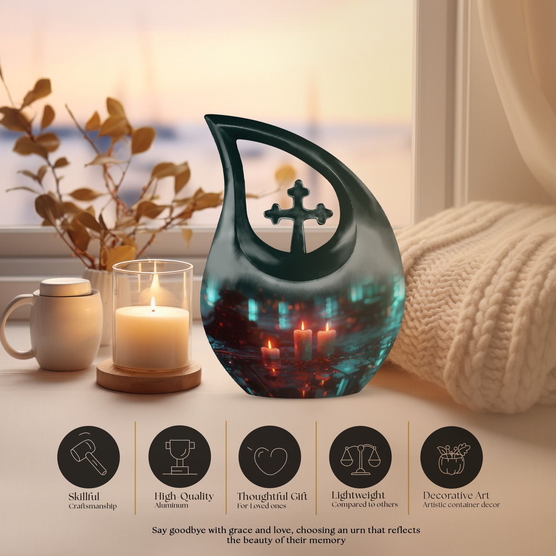 Candle Urns For Ashes - Keepsake Urns For Ashes Small