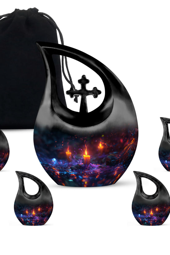 Candle Urns For Ashes - Small Memorial Urns
