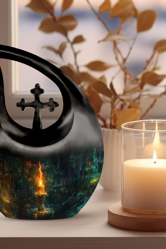 Candle Urns For Ashes - Small Urns For Human Ashes Keepsake Mom