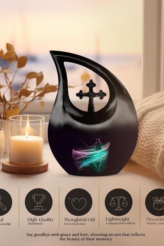 Boat Urns For Ashes - Small Urn For Human Ashes Keepsake