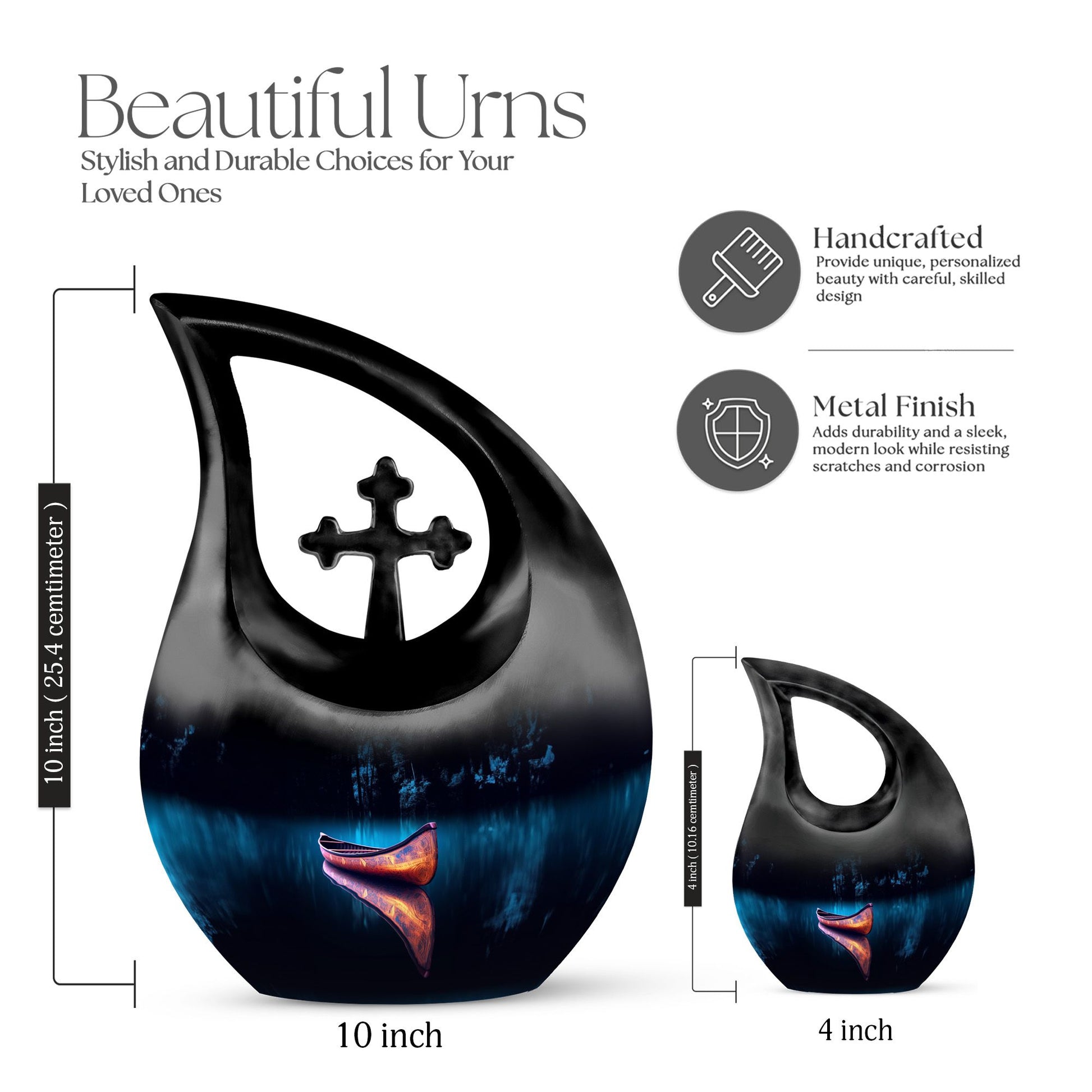 Boat Urns For Ashes - Keepsake Small Urns