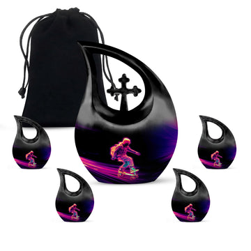 Large Urn With 4 Keepsake