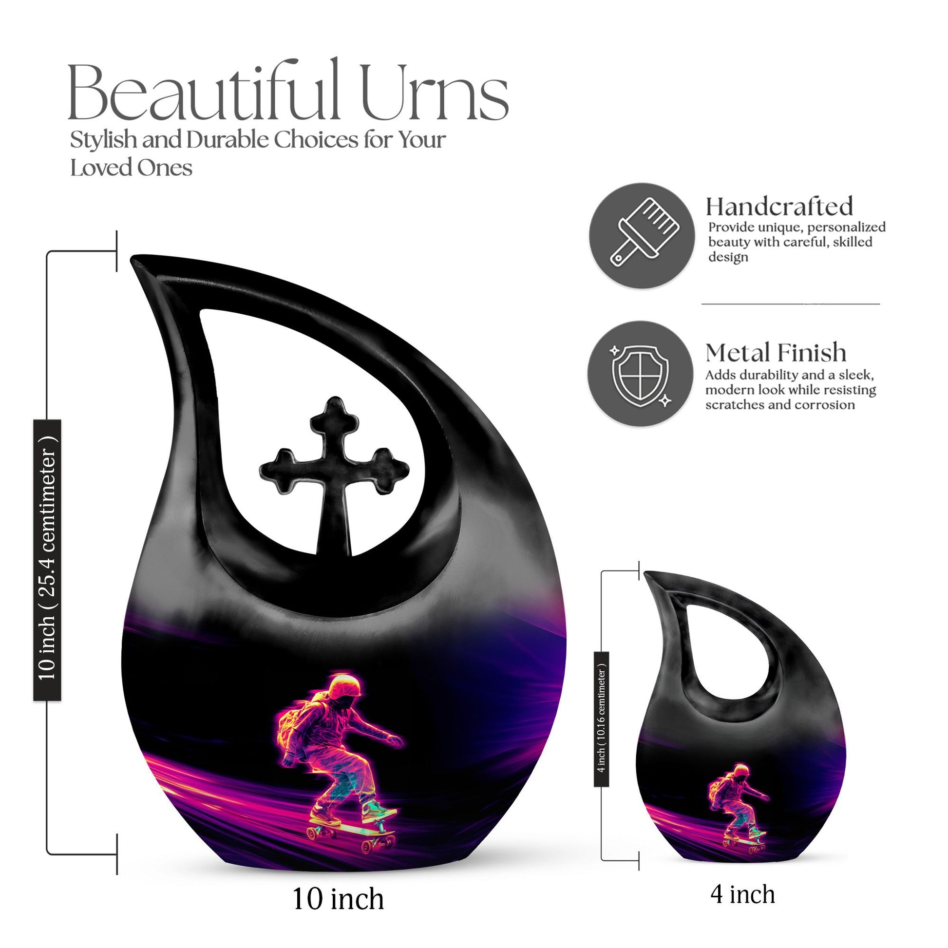 Skateboard Urns For Ashes - Ashes Keepsake