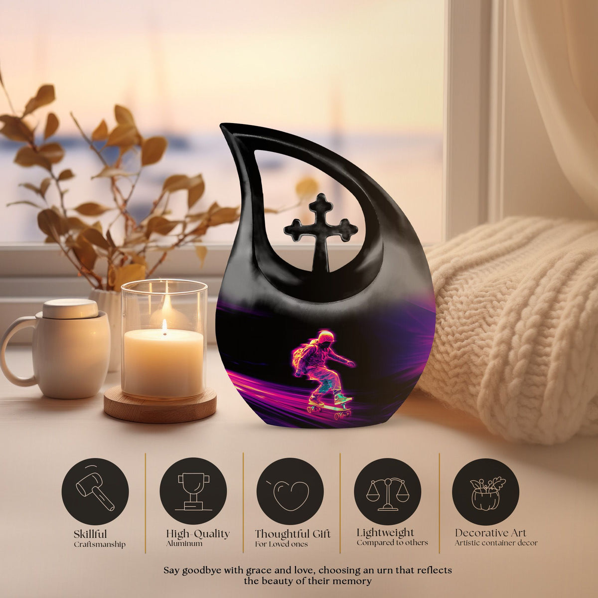Skateboard Urns For Ashes - Ashes Keepsake