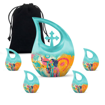 Large Urn With 4 Keepsake