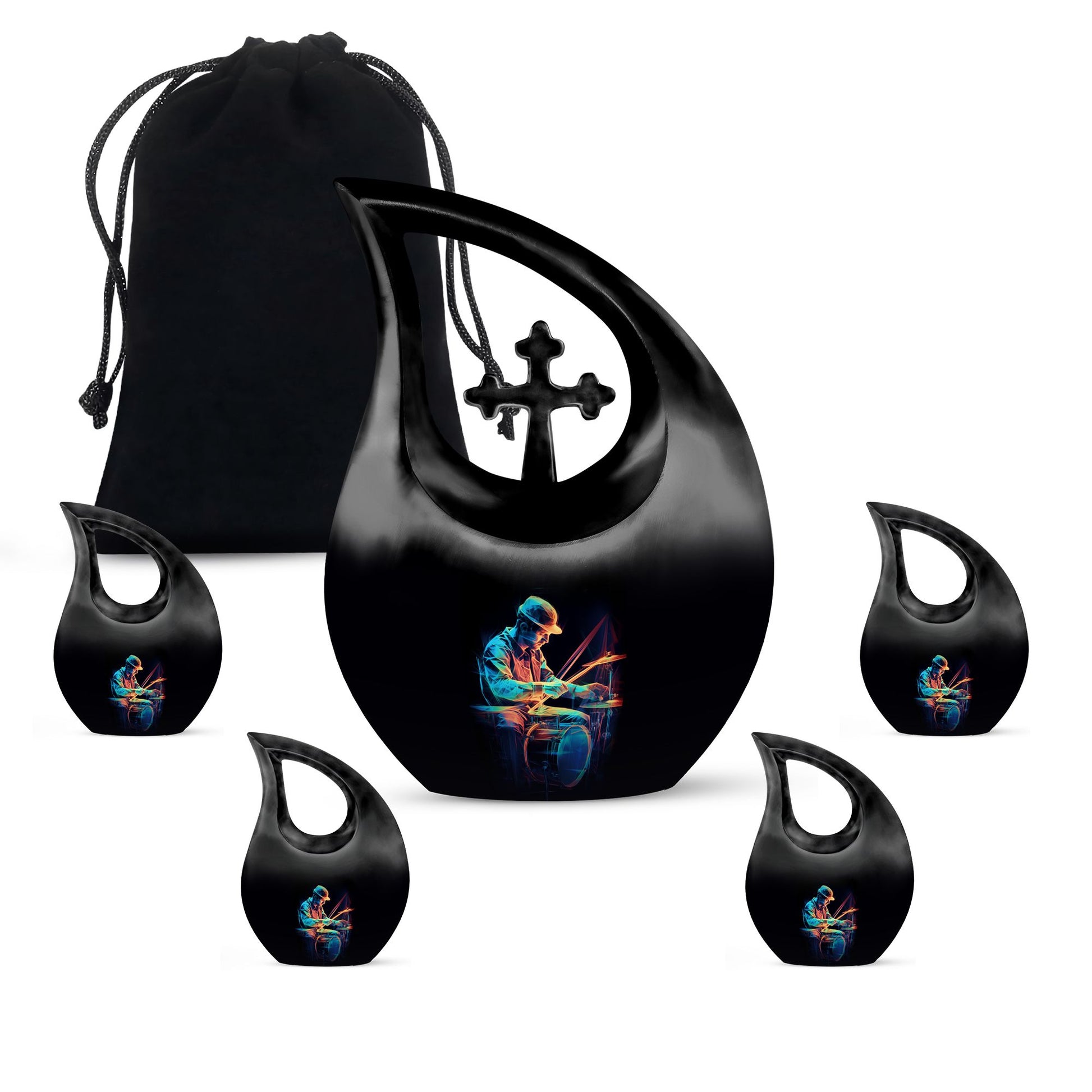 Music Urns For Ashes - Mini Keepsake Urns For Human Ashes