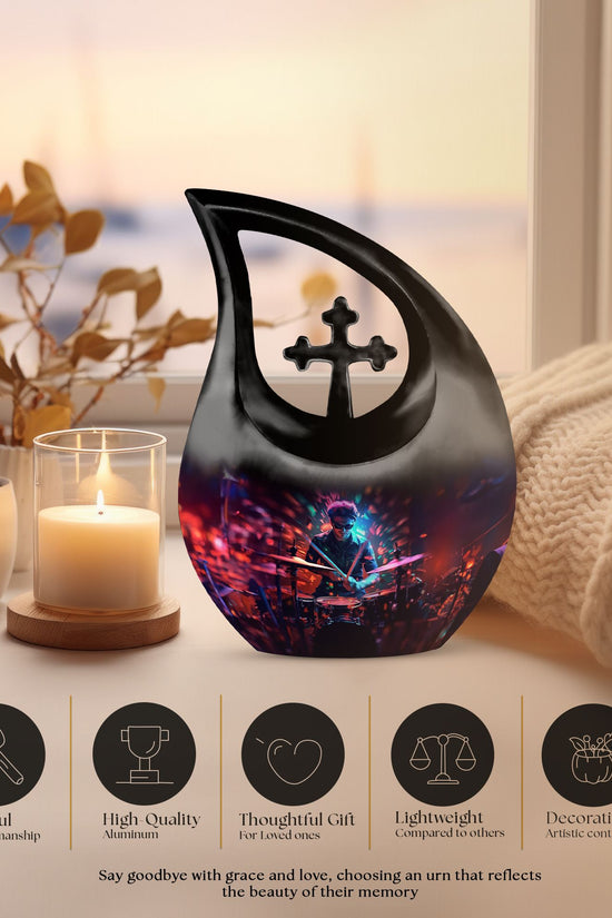 Drums Urns For Ashes - Mini Urns For Human Ashes Keepsake