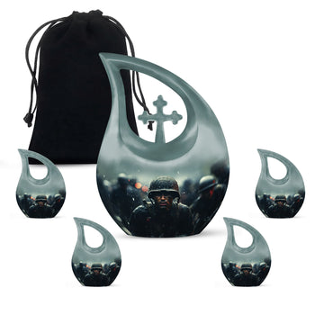 Large Urn With 4 Keepsake
