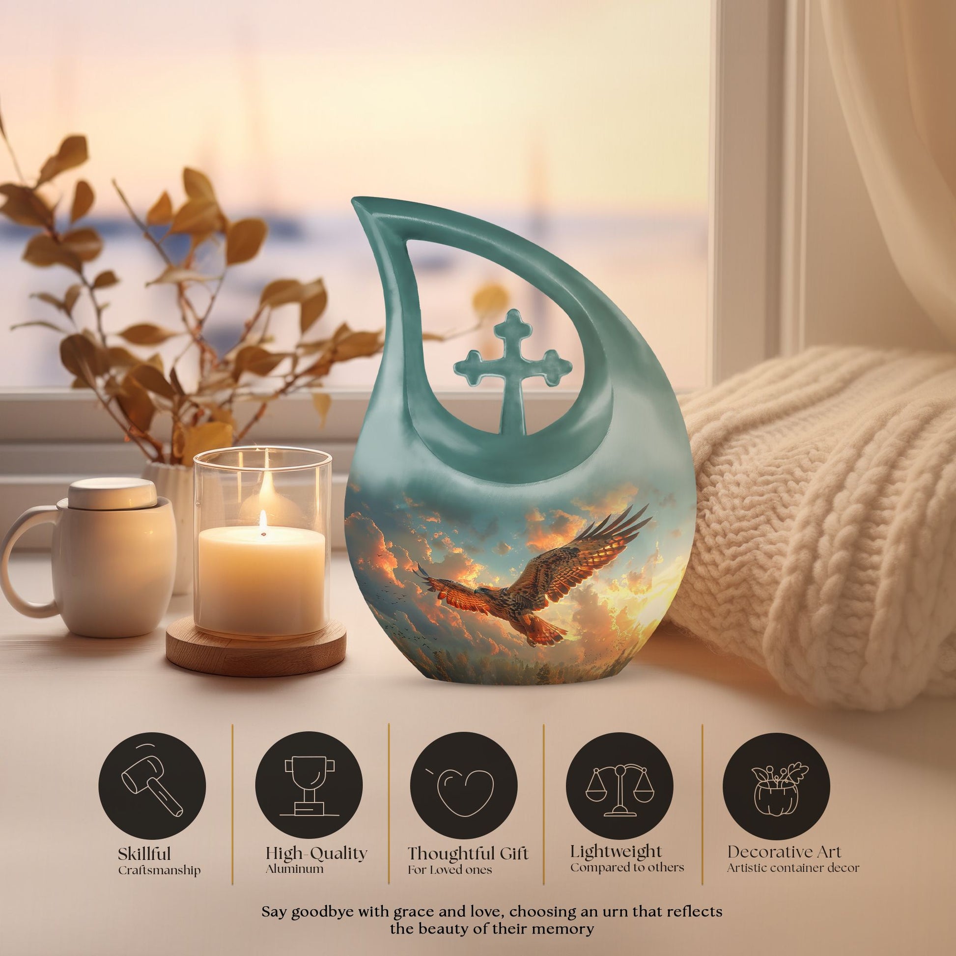 Eagle Urns For Ashes - Mini Urn Set For Ashes