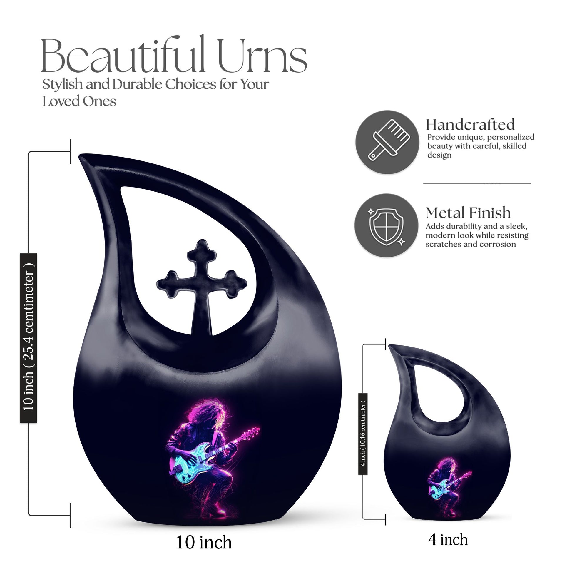 Music Urns For Ashes - Human Ashes Keepsake