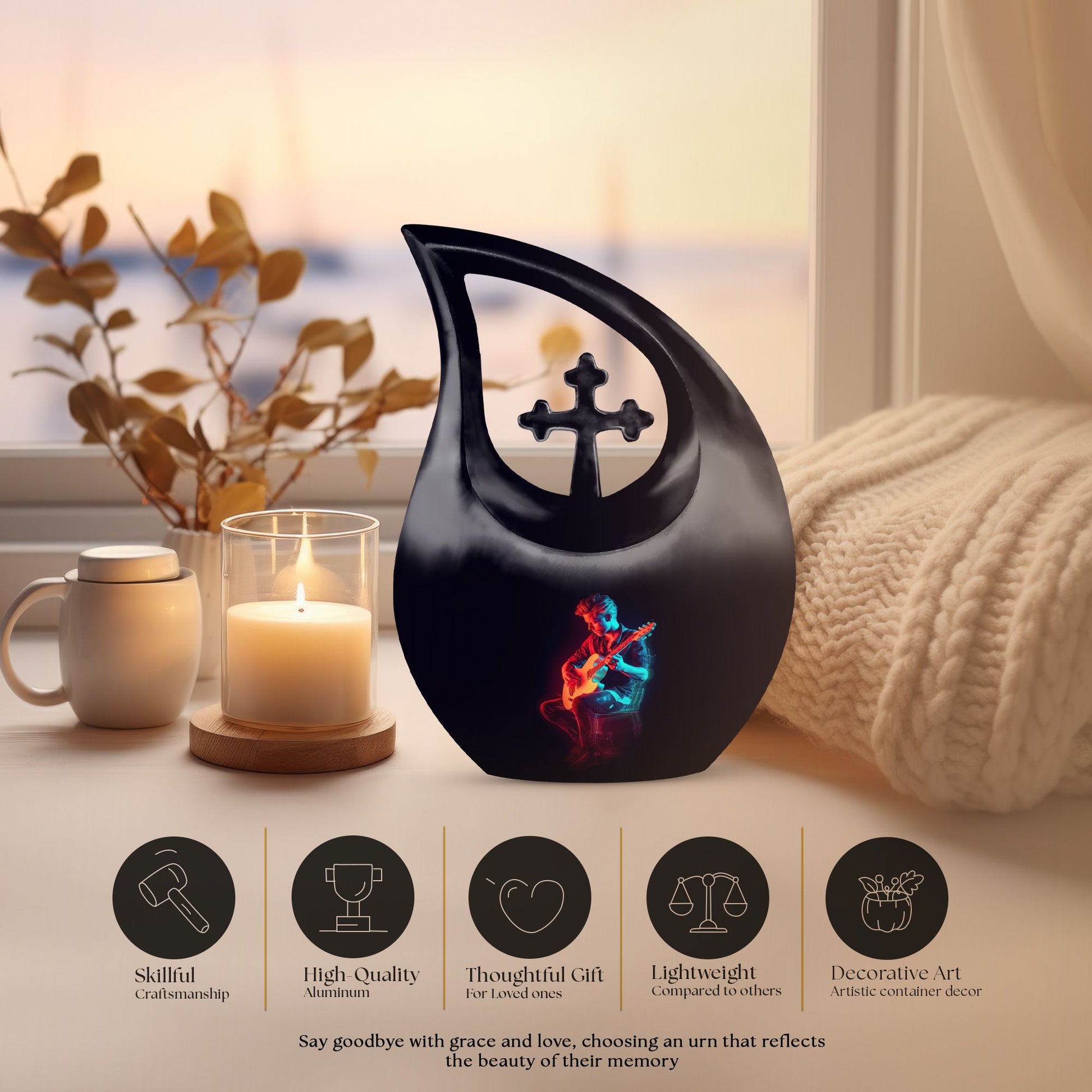 Music Urns For Ashes - Ash Keepsakes For Human Ashes