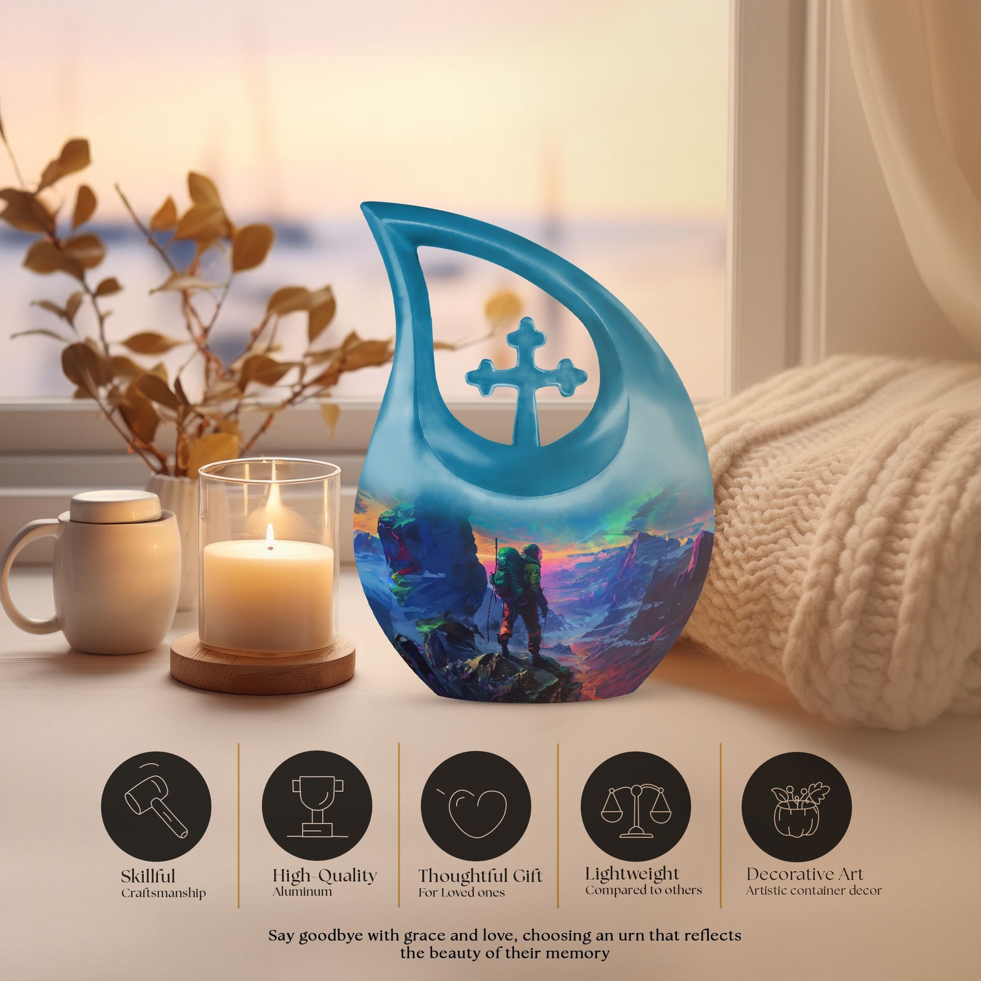 Travelling Urns For Ashes - Memorial Keepsake