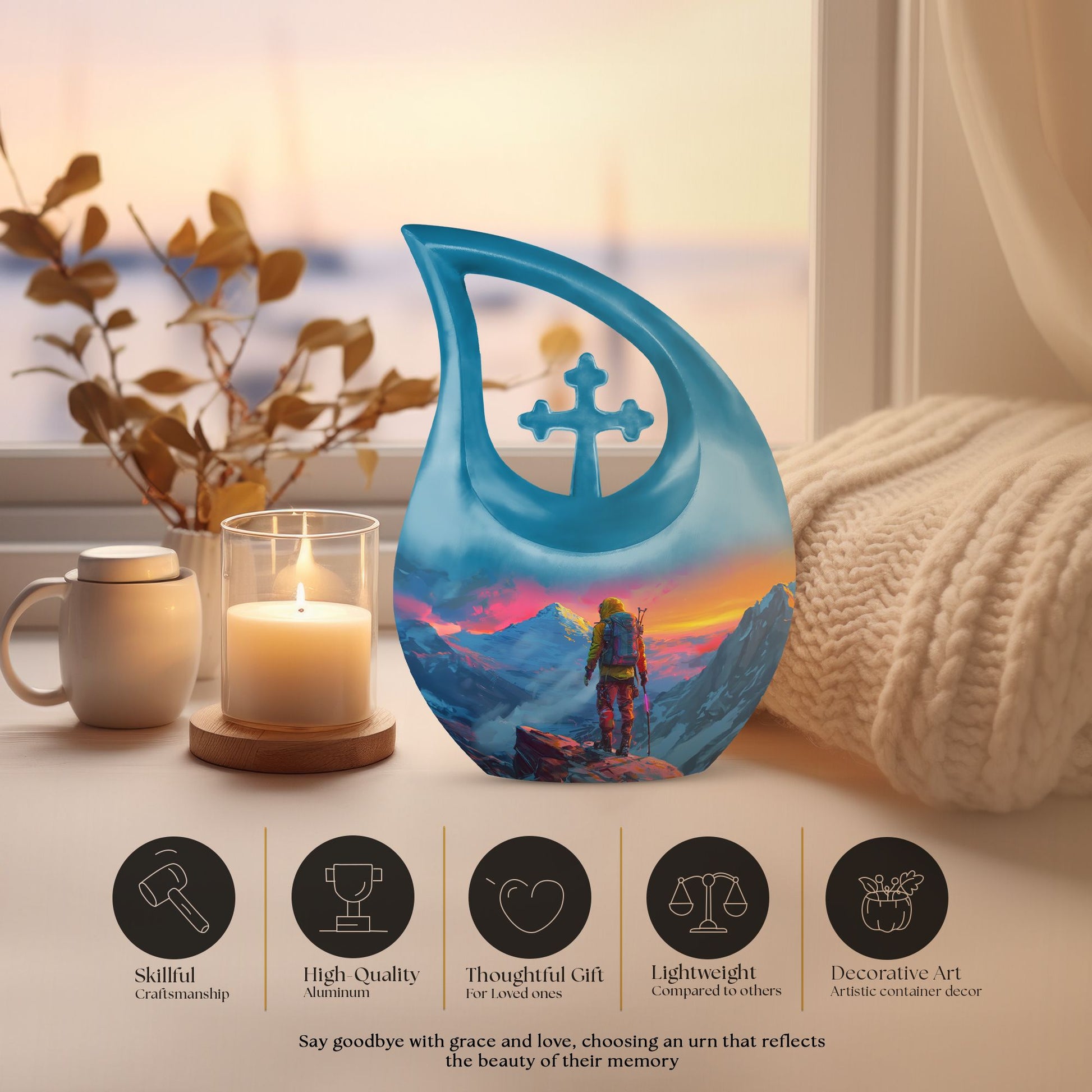 Travelling Urns For Ashes - Memorial Urns For Human Ashes Keepsake