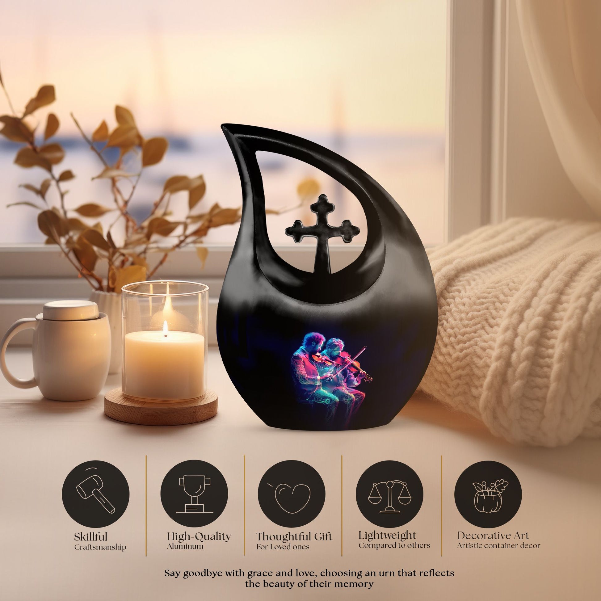 Music Urns For Ashes - Urn Keepsakes For Human Ashes