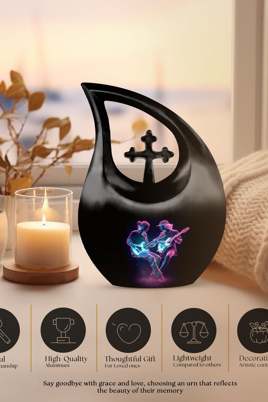 Music Urns For Ashes - Urn With Keepsake Combo