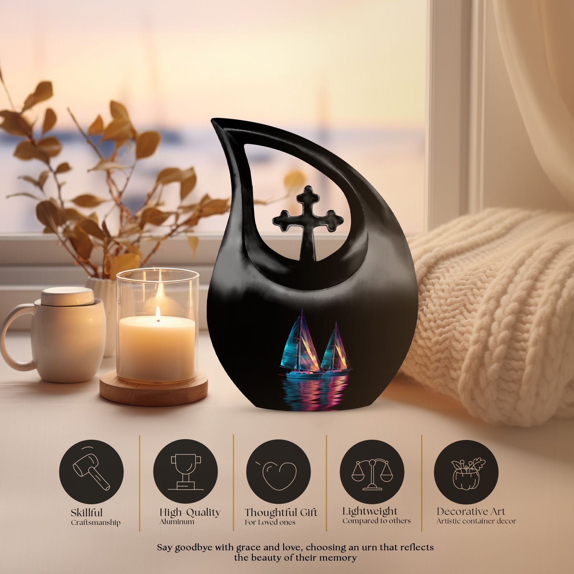 Boat Urns For Ashes - Urns For Ashes Keepsake