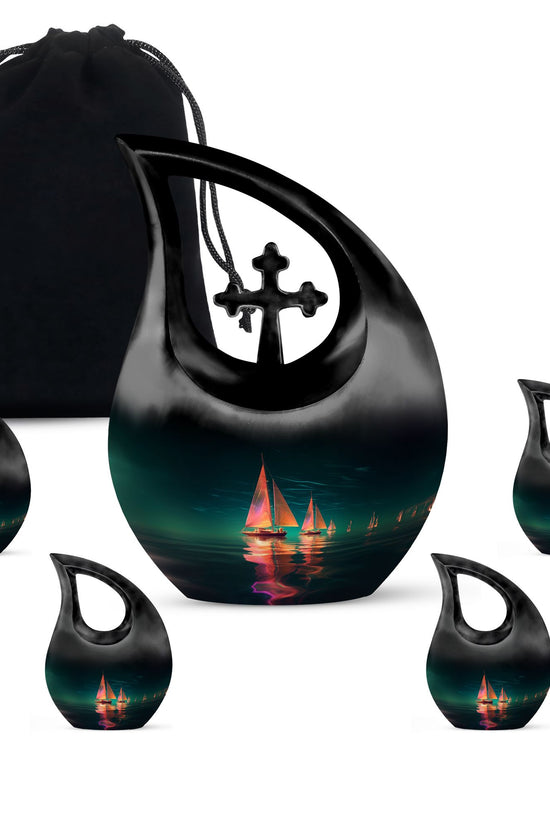 Boat Urns For Ashes - Human Ash Keepsake